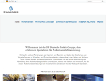 Tablet Screenshot of dfag.de